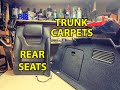 B7 RS4 - Rear Seat + Trunk Carpet Removal