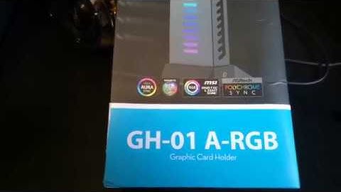 Deepcool GH-01 A-RGB GPU Brace Review