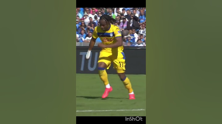 Goal di #ademola #lookman Vs #napoli (Stagione 2024/2025)