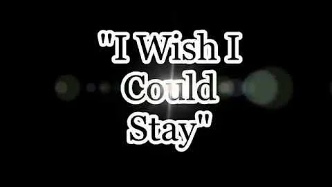 "I Wish I Could Stay" by Jonathan Whitlock