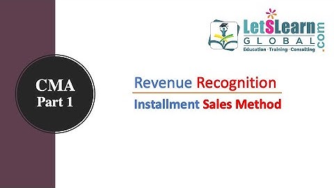 CMA PART 1 | Financial Planning Performance and Analytics | Revenue Recognition