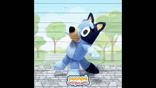 💙 BLUEY 💙 #pucapu #tutorial #amigurumi #pattern #crochet #bluey #blueybingo