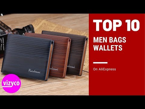 Top 10! Men's Bags Wallets on AliExpress