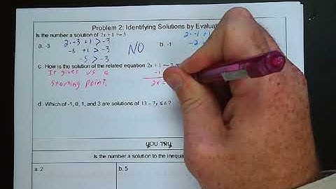 3-1 Inequalities and Their Graphs