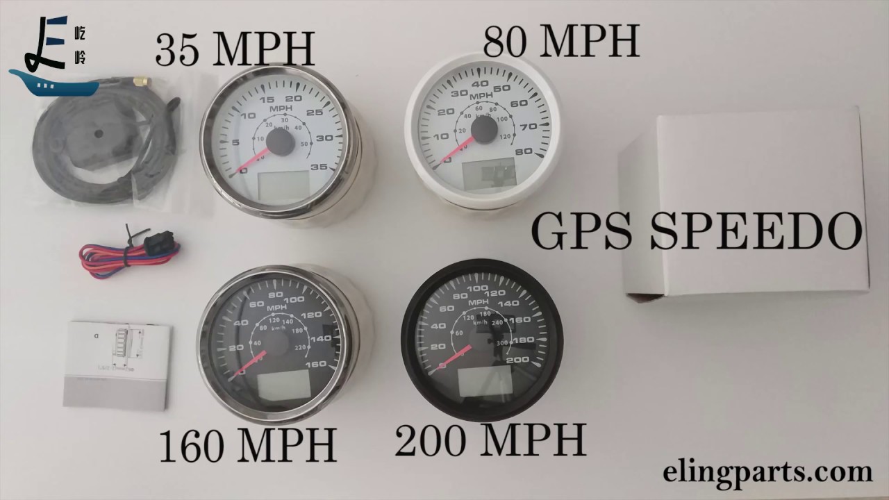 Eling MPH GPS Speedometer ODO Tripmeter YouTube