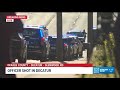 Police officer shot in DeKalb County, barricaded suspect situation underway