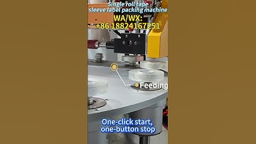 Nanotape Shrink Sleeve Label Packing Machine With Servo Motor Control