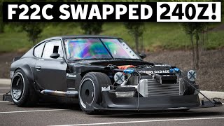 Turbo S2000 Swapped Datsun 240z is a Carbonclad Time Attack Featherweight