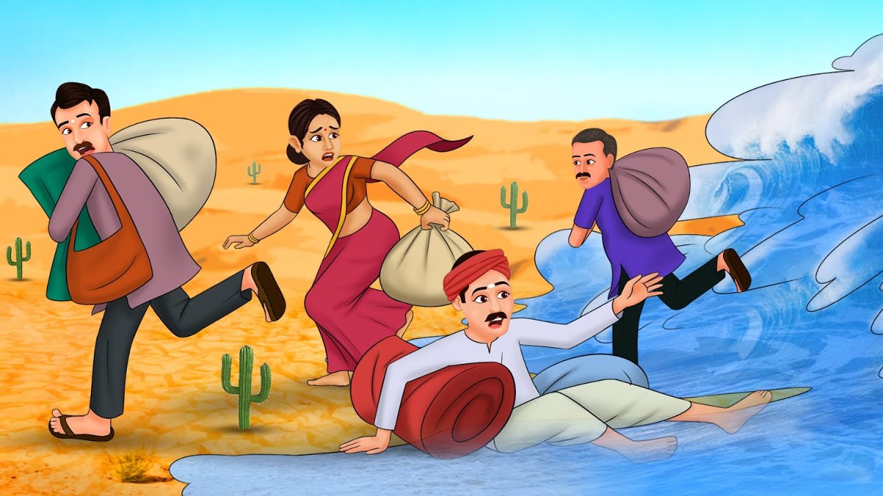 रेगिस्तान में बाढ़ | Hindi Kahani | Hindi Moral Stories | Hindi Kahaniya | Hindi Fairy Tales