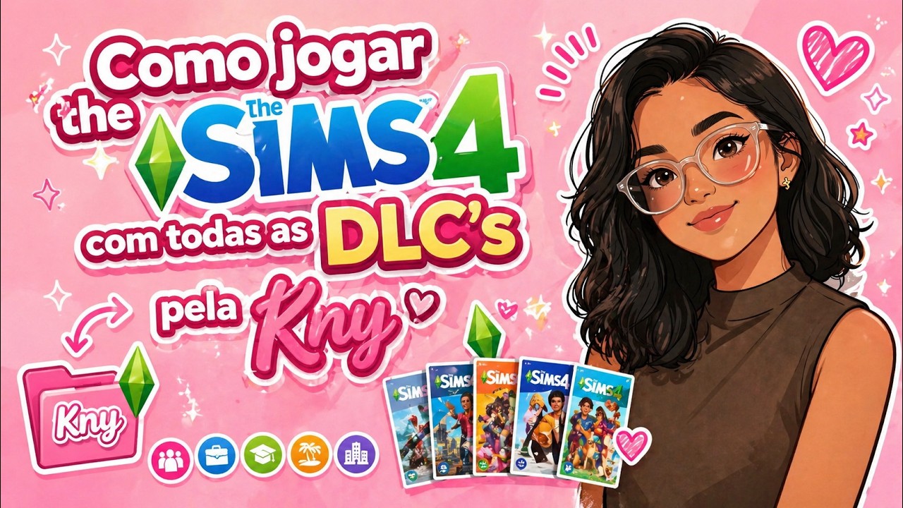 Knysims Como jogar The Sims 4 com todas as DLC´S pela KnySims - YouTube