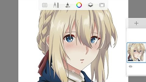 【 SpeedPaint 】Violet Evergarden Autodesk Sketchbook Anime Android
