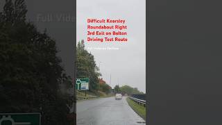Kearsley Roundabout Right 3Rd Exit On Bolton Driving Test Route Video