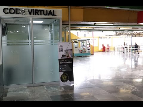 Nueva Cabina de Denuncia Virtual en la estación del metro Cuauhtémoc