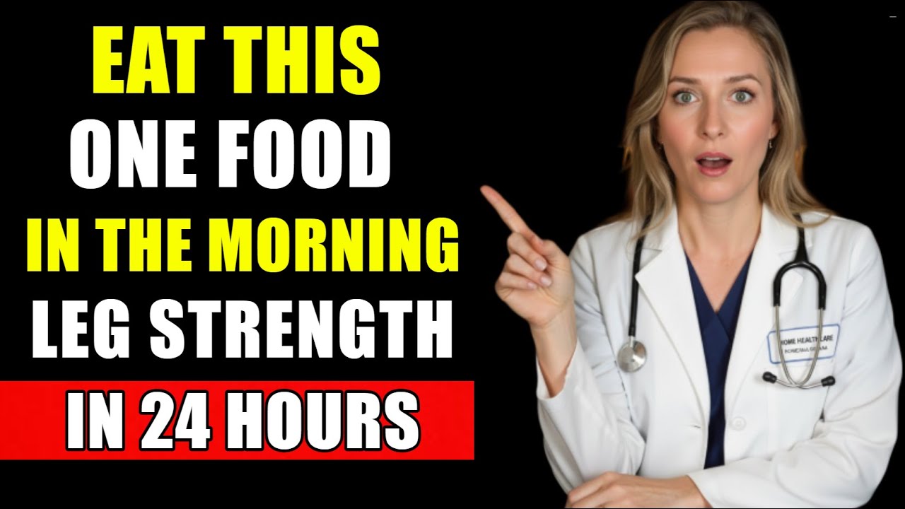 Seniors Eat This in the Morning to Stop Muscle Loss in Your Legs | Senior Health Tips