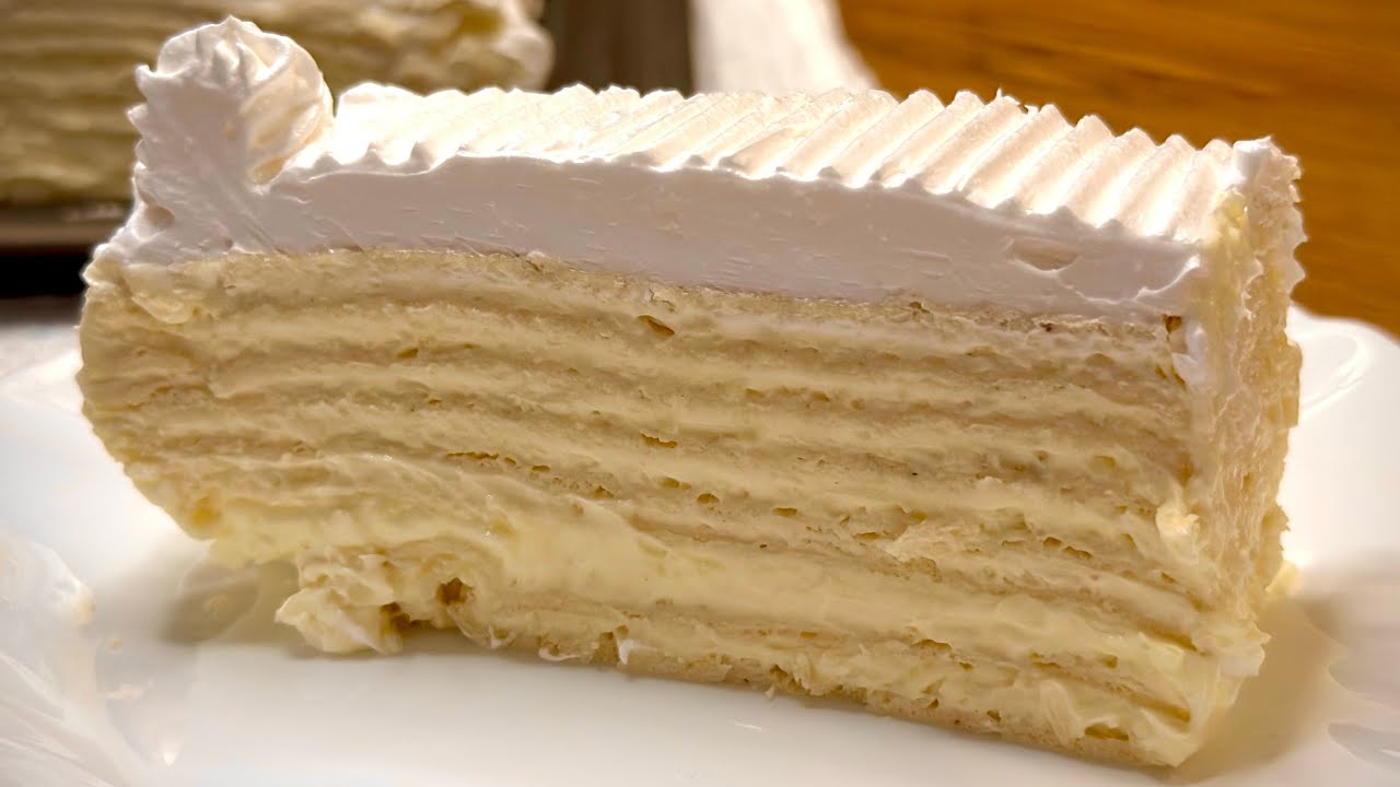 Brza, nežna i kremasta torta bez pečenja – savršen letnji desert! Creamy No-Bake Cake! 🍰