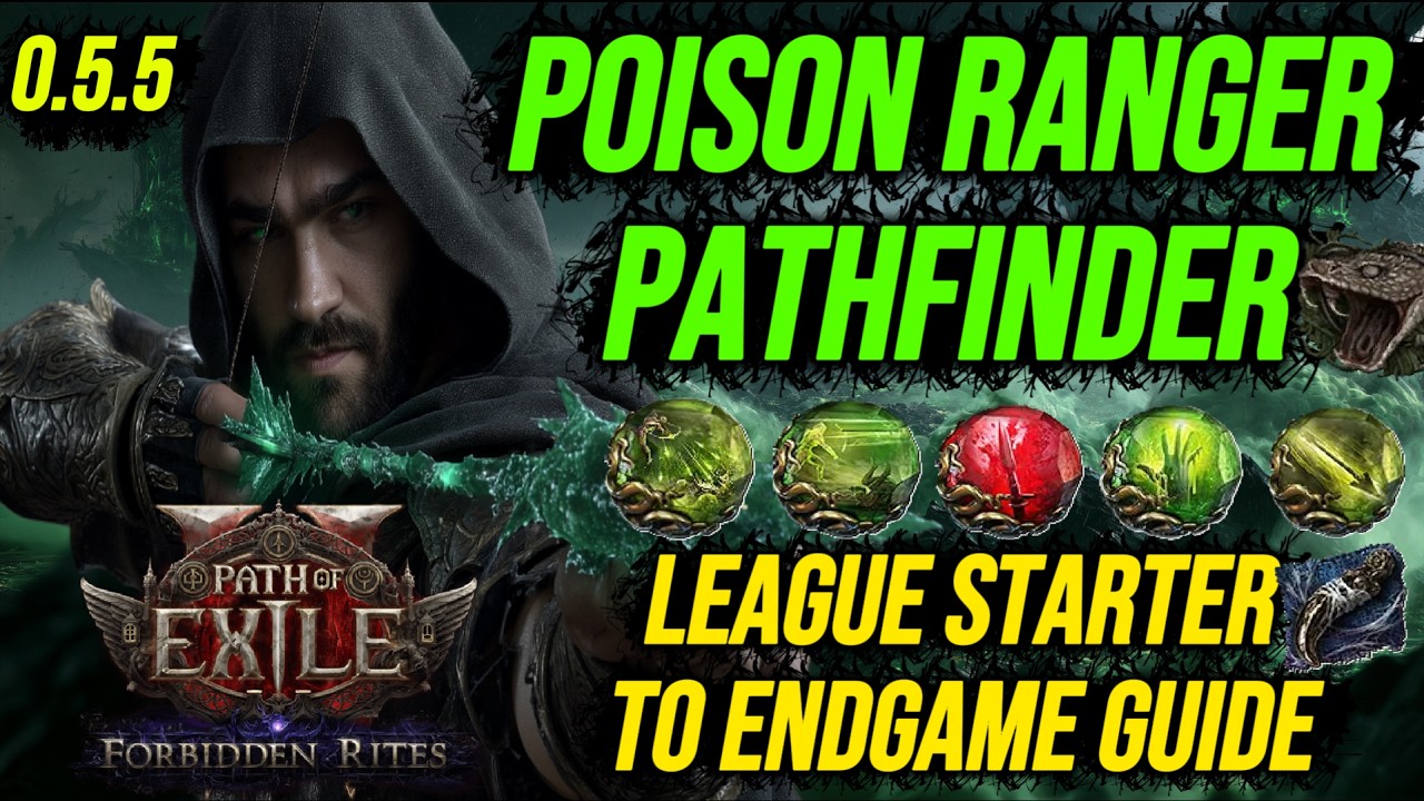 Path of Exile 2 - ULTIMATE CHAOS TO WIN☣️Guide | Poison RANGER PATHFINDER🏹0.5.5 League Starter