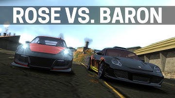 NFS Most Wanted - ROSE vs. BARON Full Race