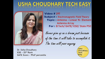Video # 297 - Antenna - N - Element  Uniform Linear Antenna Array