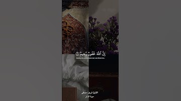 ﴿وَاسْتَغْفِرُوا الله إِنَّ الله غَفُورٌ رَحِيمٌ﴾ القارئ شريف مصطفى .