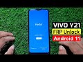 Vivo Y21 (V2111) FRP Unlock &amp; Reset Google Account | Vivo Y21 FRP Android 11 Latest Security 2022 ||