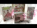 ASC DT Stamperia Sweeties cards time lapse- SCRAPS!
