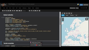 Jupyteo - Flood Mapping notebook