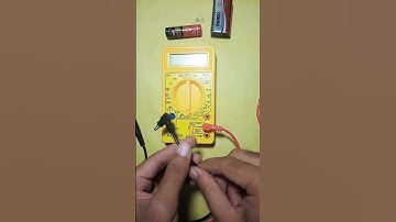 How to set multimeter negative and positive wire for checking better  volt #multimeter #shorts