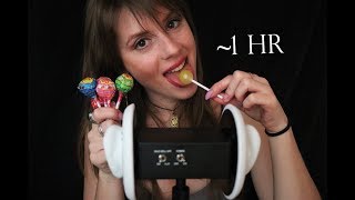 ASMR 1HR Lollipop Eating & Trigger Words