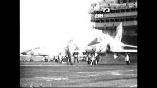 Airman Hit By Jet On Carrier - Mishap on board with T45 goshawk