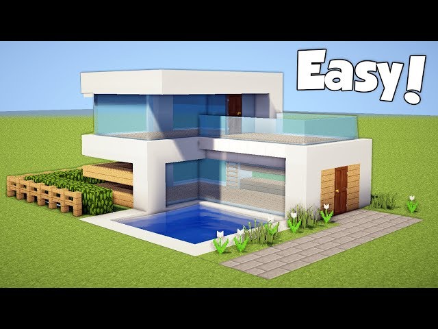 Minecraft: How To Build Simple Modern House Easy And Small #7