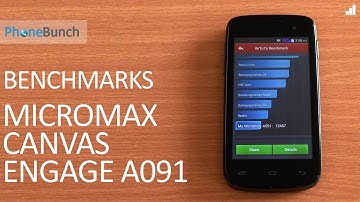 Micromax Canvas Engage A091 Benchmarks