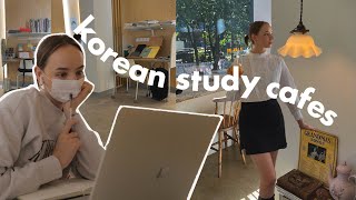 Study With Me in Korea 📚 insane study cafes, productivity & early fall vibes | Sissel