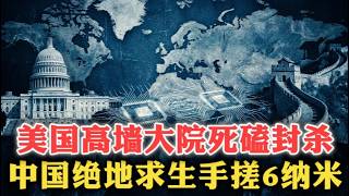 美国高墙大院死磕封杀，中国芯片绝地求生手搓6纳米！