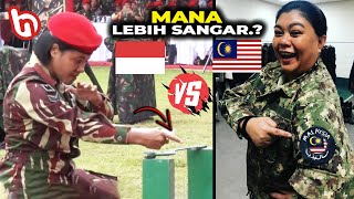 LEVEL KALAH JAUH! Adu Kehebatan Tentara Wanita Indonesia vs Malaysia
