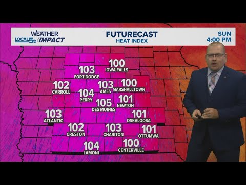 Heat and humidity return this weekend - YouTube