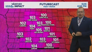 Heat and humidity return this weekend