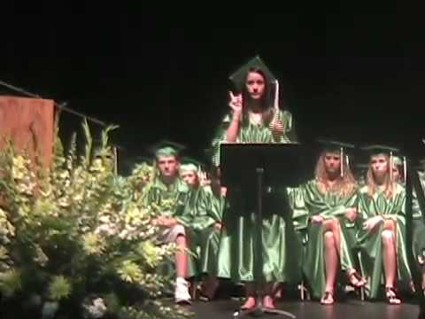 Sarah Dougherty's Graduation Speech