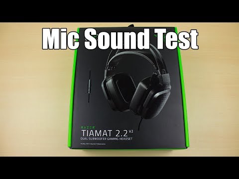 Razer Tiamat 2.2 V2 Microphone Sound Test