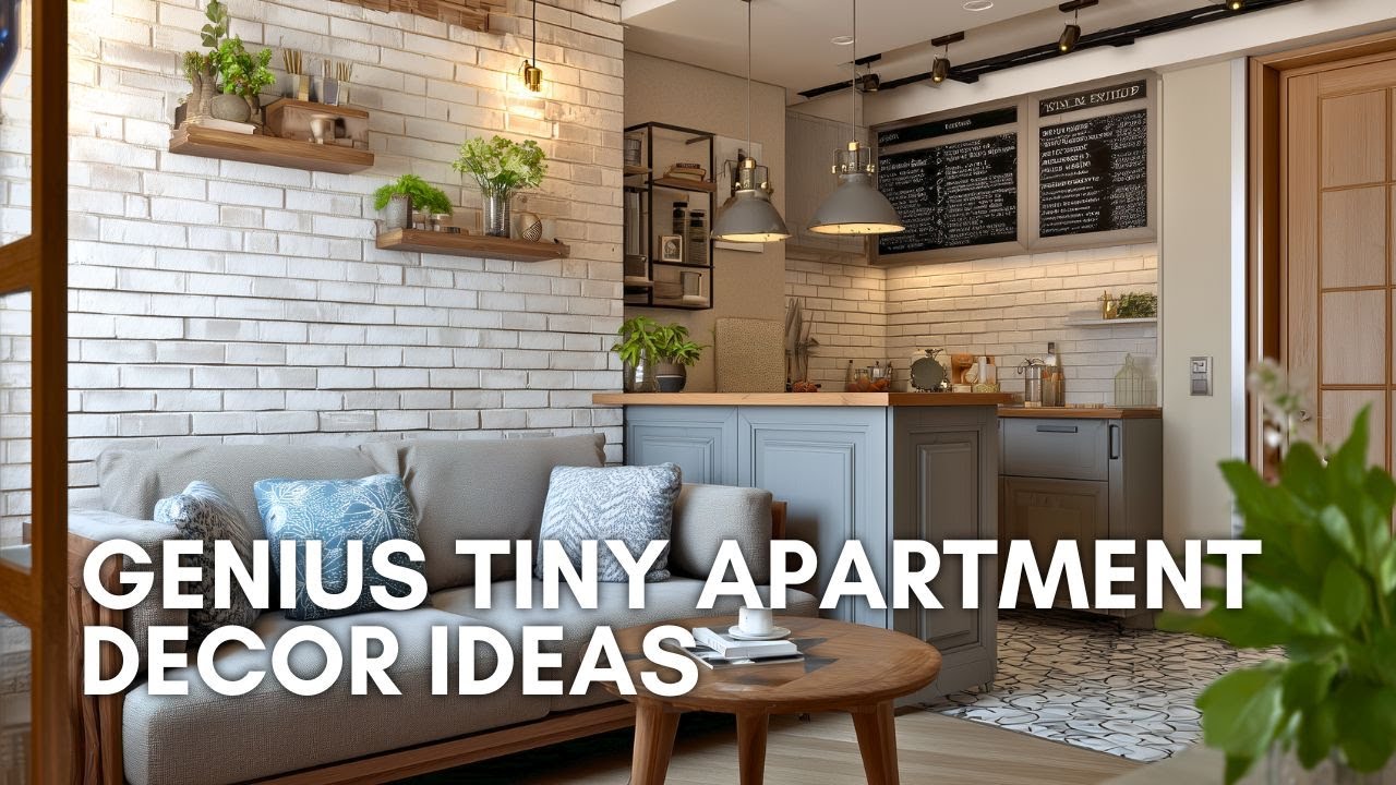 Genius Tiny Apartment Decor Ideas to Maximize Your Space - YouTube