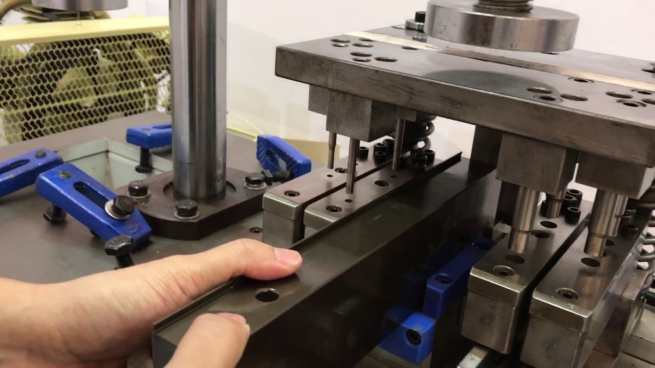 Aluminum window door punching machine YouTube