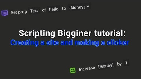 CatWeb scripting bigginer tutorial: Creating a clicker!