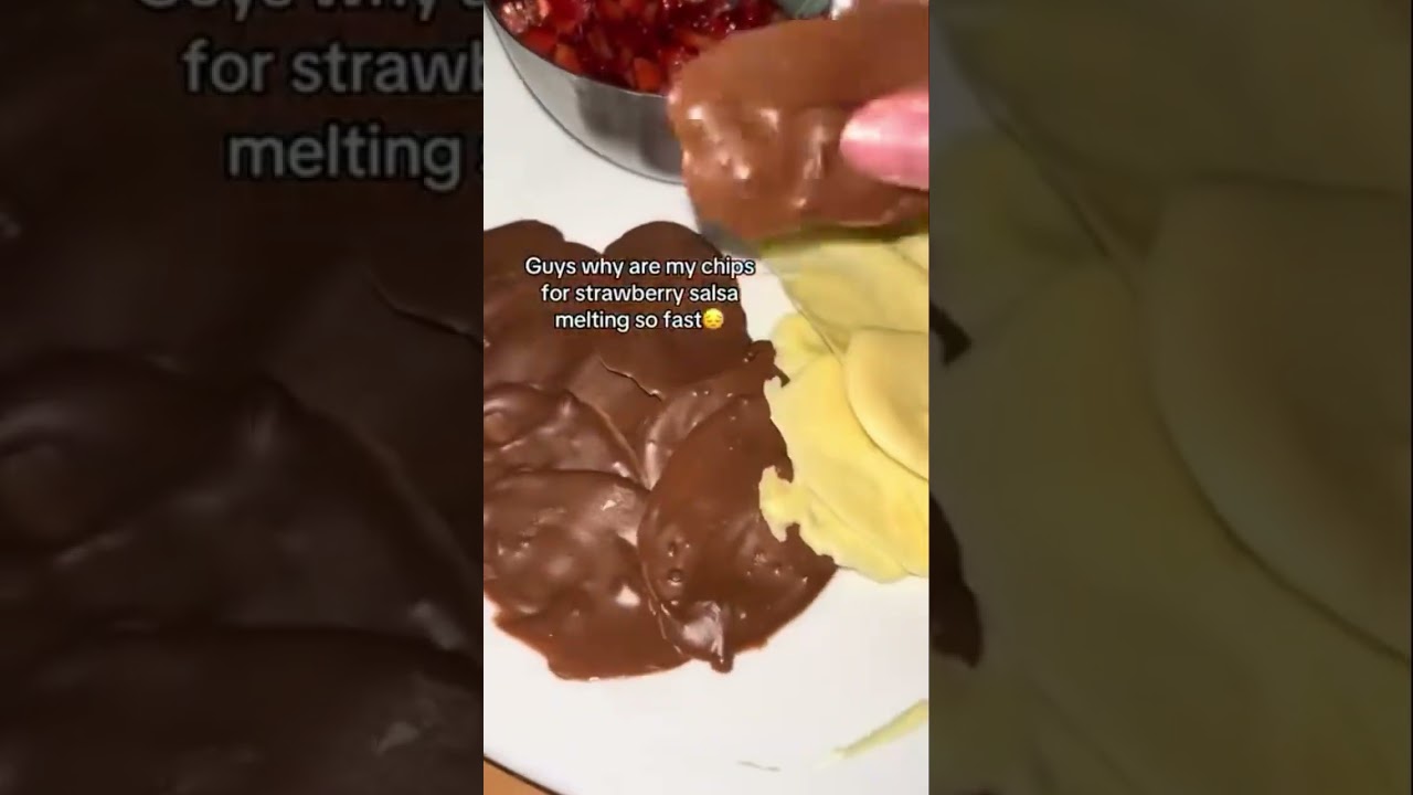 Guys why are my chips for strawberry salsa melting so fast?!