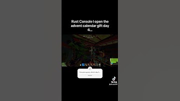 Rust Console I opened the advent calendar gift day 4…#shorts #rust #rustconsole