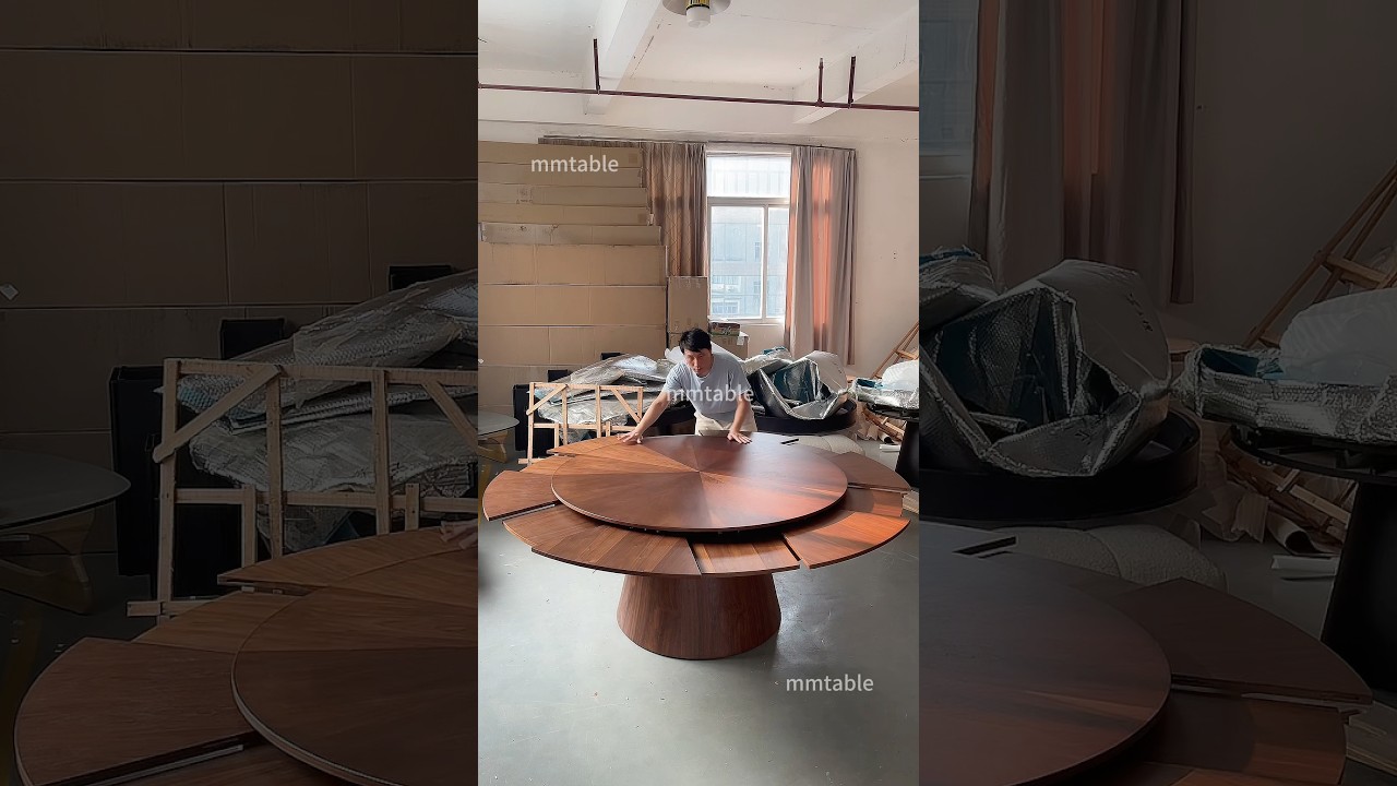 tavolo tondo allungabile / tavoli rotondi allungabili. expandable dining table 