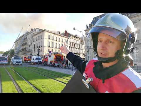 Incendie à Bordeaux : le Commandant Castel (Sdis 33) explique l'action des pompiers