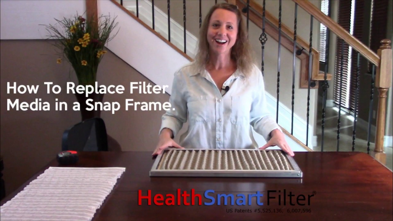 How to change your HealthSmart Snap Air Filter - YouTube
