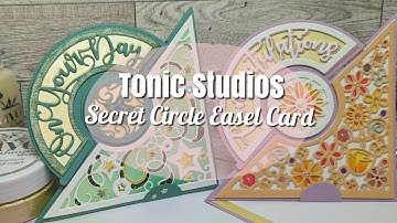 Tonic Studios Secret Circle Easel Card