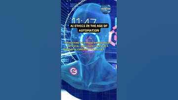 AI Ethics in the Age of Automation ☝💡 #shorts #ai #aiethics #automation