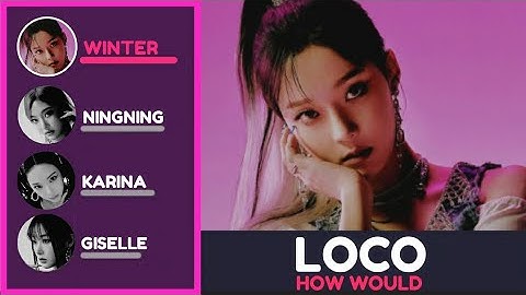 How would Aespa sing "LOCO" by ITZY | Line Distribution #aespa #itzy #howwould #loco