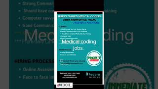 medical coding jobs freshers.  #medicalcodingjobs #medicalcodingfreshers #newgrad #entrylevel #heal